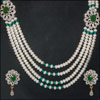 Exclusive 4 Line Pearl set  (Emeralds) - Click here to View more details about this Product